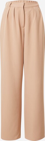 ABOUT YOU Limited Regular Trousers 'Ilka' in Beige: front