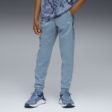 PUMA Tapered Sports trousers 'Train All Day Essentials' in Blue: front