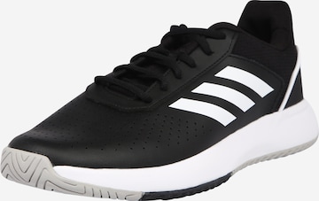 ADIDAS PERFORMANCE Athletic Shoes 'COURTSMASH' in Black: front