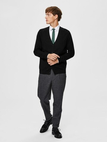 SELECTED HOMME Cardigan i sort