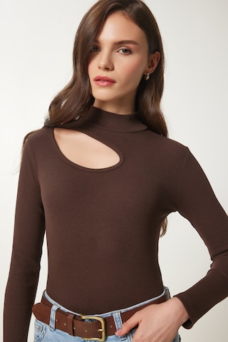 Happiness İstanbul Tričko - Hnedá