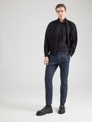 s.Oliver Slimfit Chino hlače | modra barva