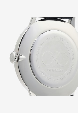 August Berg Analog Watch in Silver