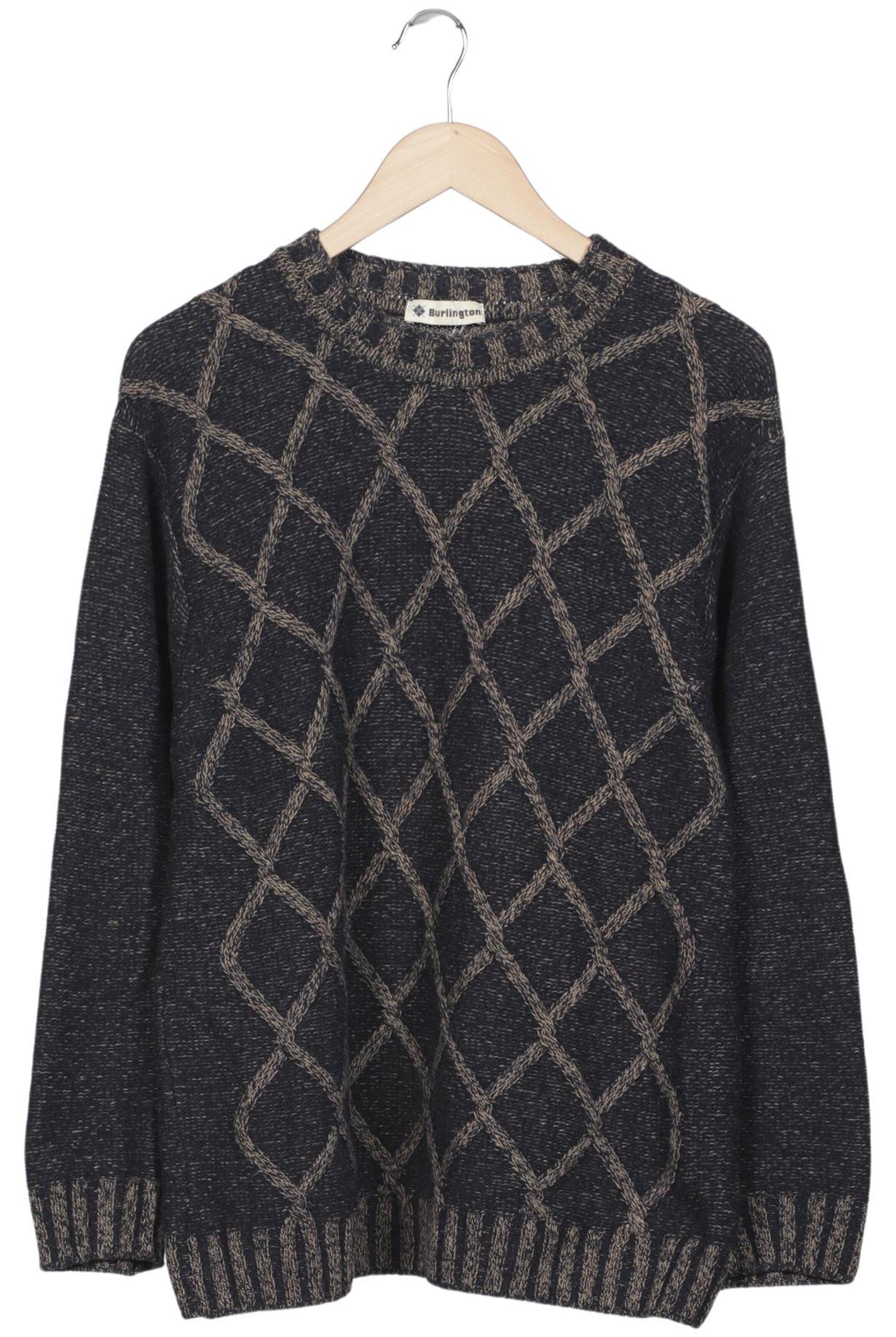 BURLINGTON Sweater & Cardigan in L-XL in Grey: front