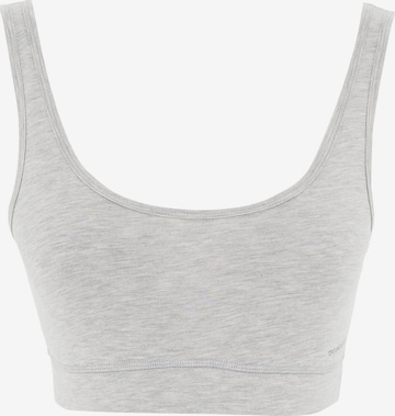 Organication Bra in Grey: front