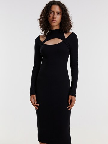 Robe 'Lavea' EDITED en noir : devant