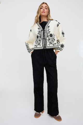 RAFFYA Bolero 'Felicity Palm' in Beige