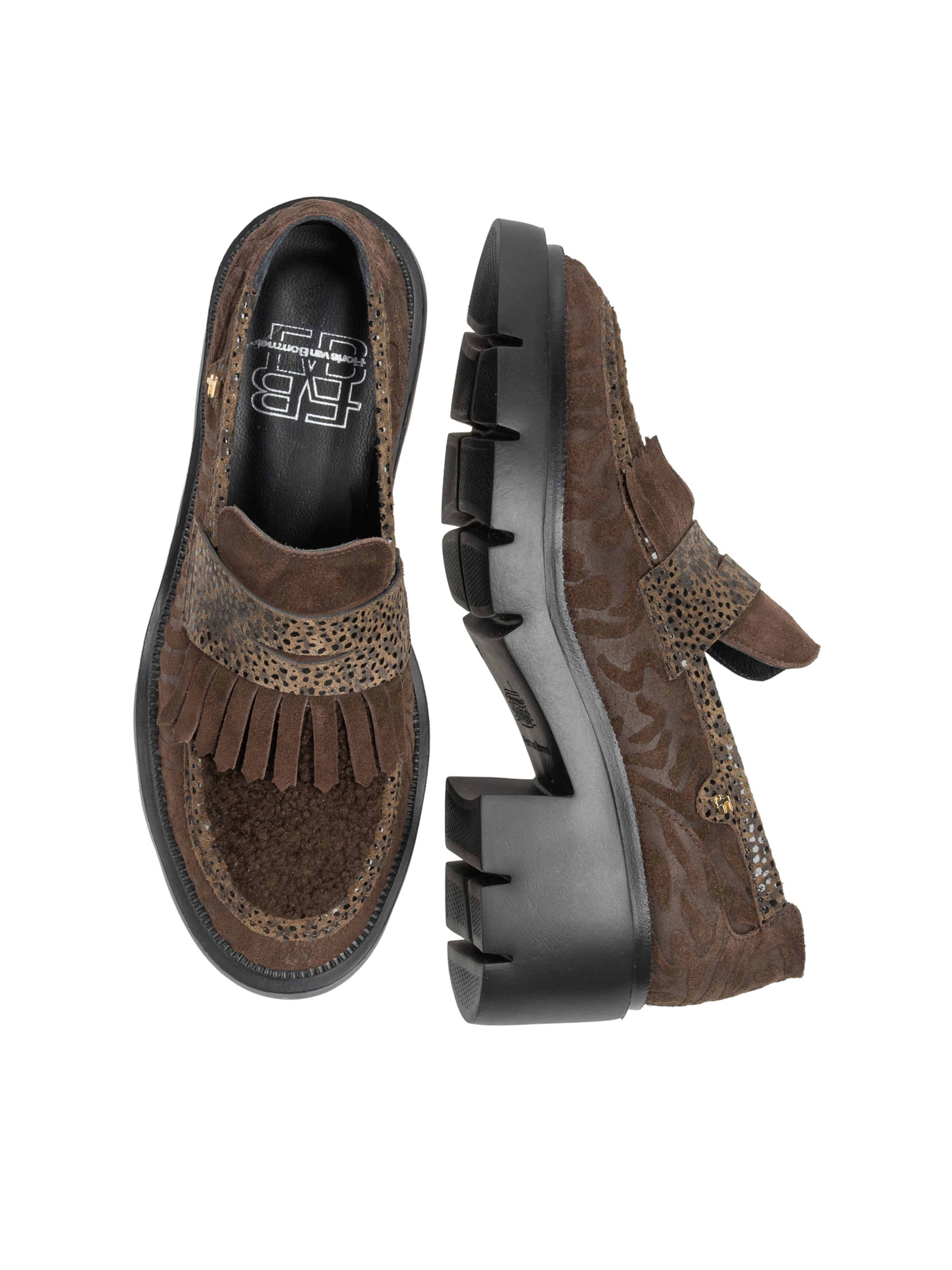 Slipper 'Maddi 02' di Floris van Bommel in marrone