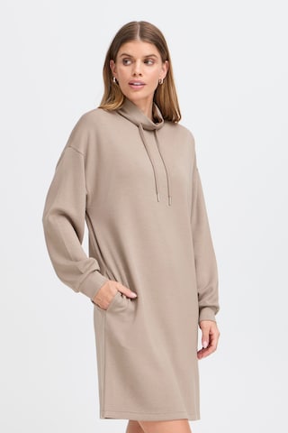 Fransa Jurk 'FRAURORA' in Beige: voorkant