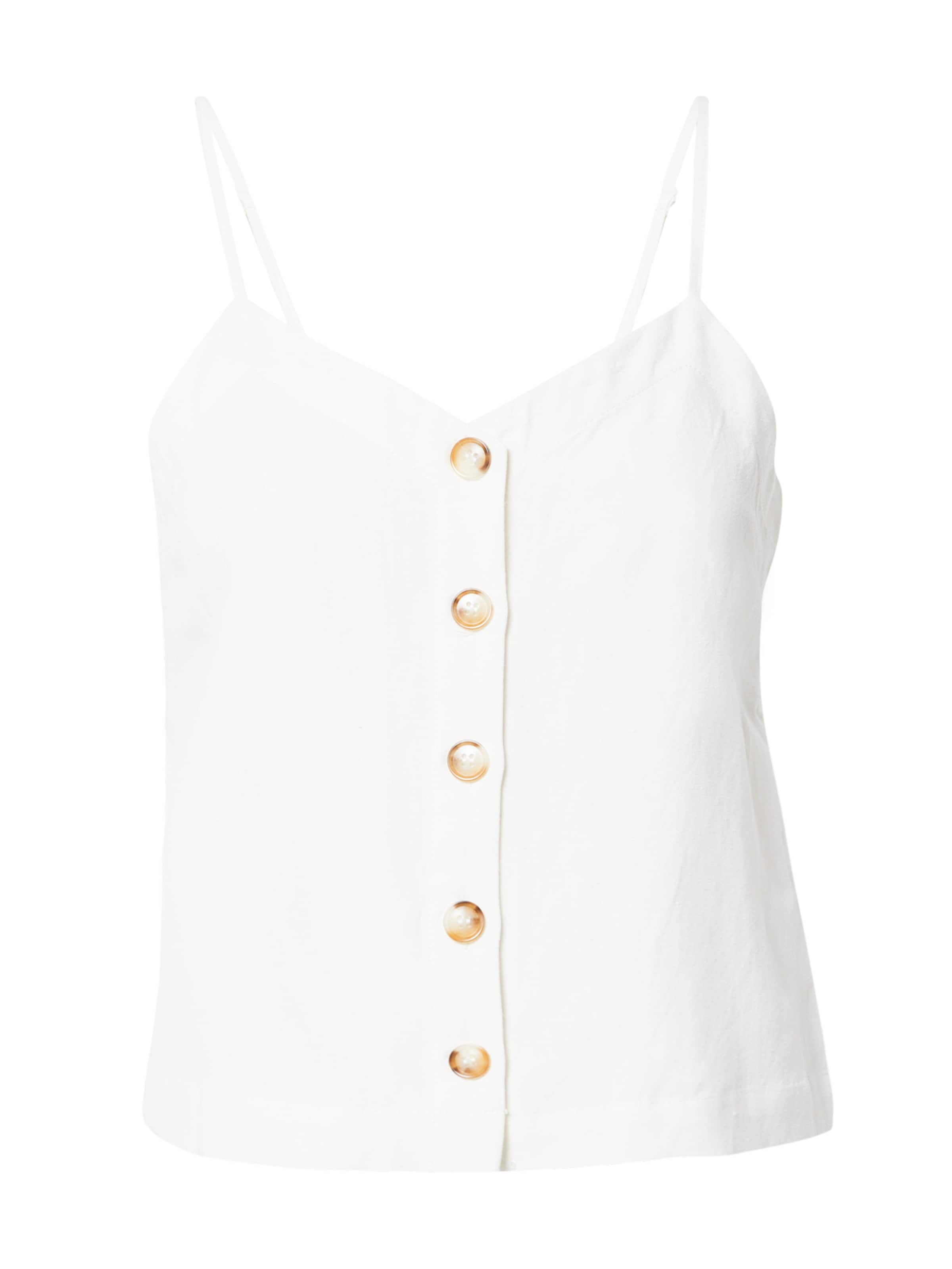 Warehouse Топ в Белый: спереди