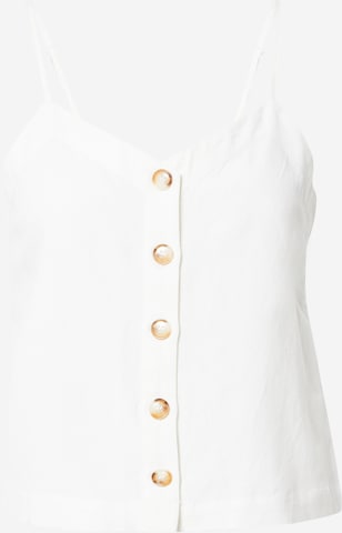 Warehouse Top in White: front