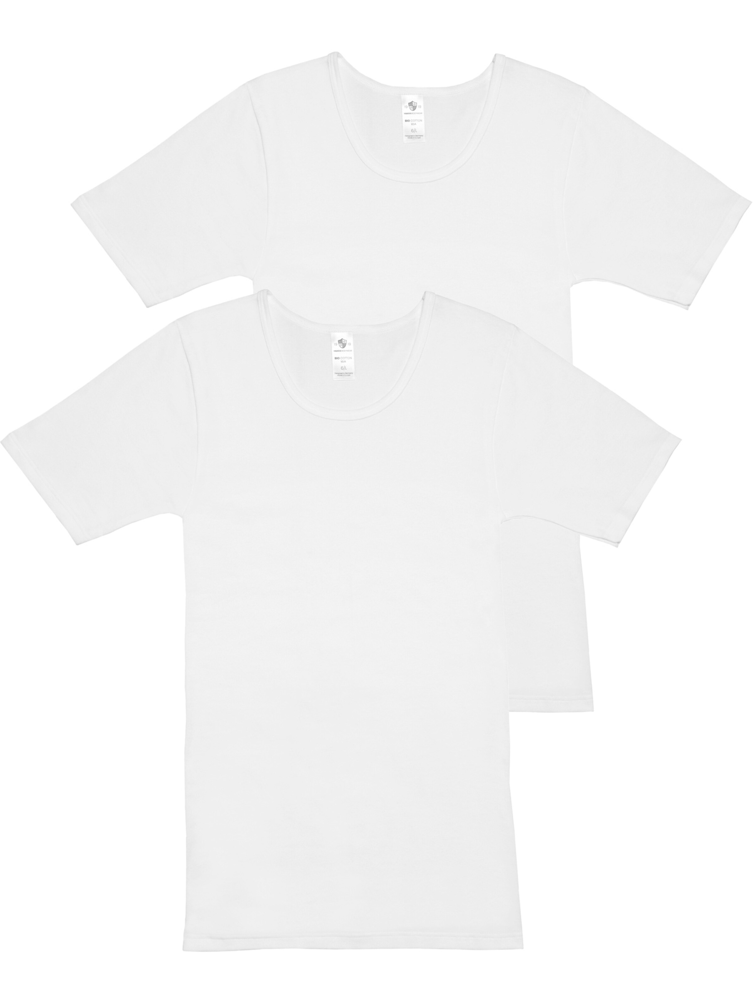 Haasis Bodywear Undershirt in White: front