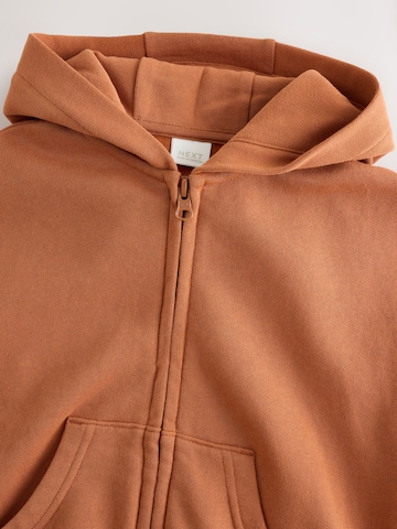 Next Sweatjacke in Braun