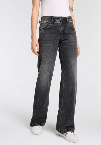 Herrlicher Flared Jeans 'Edna' in Schwarz: Vorderseite