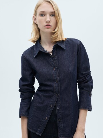MANGO Blouse 'MARA' in Blue: front
