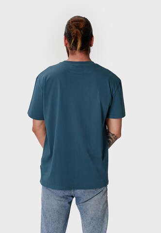 Oldskull Shirt 'Retro Japan City' in Green