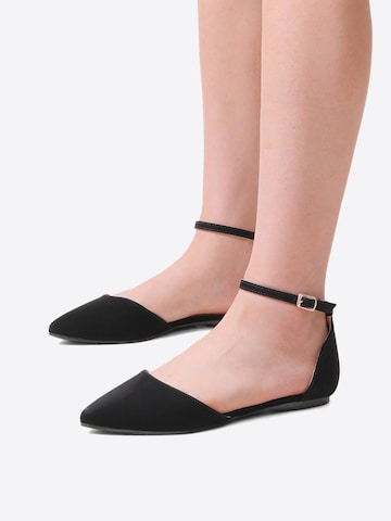 Dream Pairs Remballerina 'DREAM PAIRS Ballerinas Damen Flache Schuhe' i svart