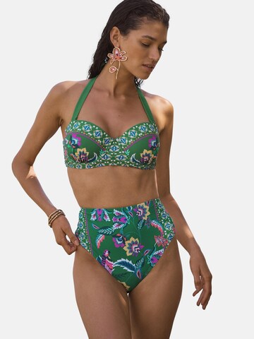 love & roses T-shirt Bikinitop in Groen