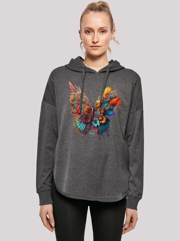 F4NT4STIC Sweatshirt in Grijs: voorkant