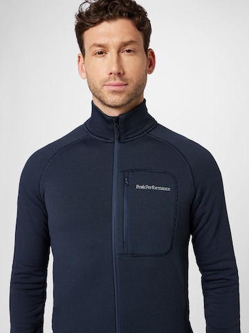 PEAK PERFORMANCE - Sweatshirt de desporto em azul