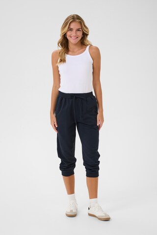 Kaffe Tapered Broek 'Anne' in Blauw