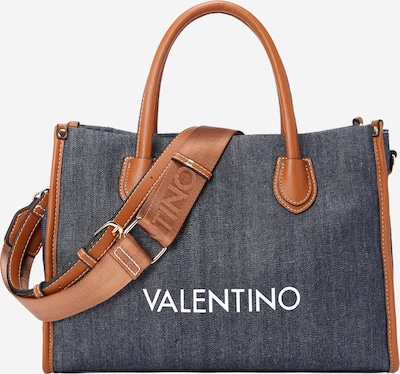 VALENTINO Handtasche 'LEITH RE' in blue denim / karamell / weiß, Produktansicht