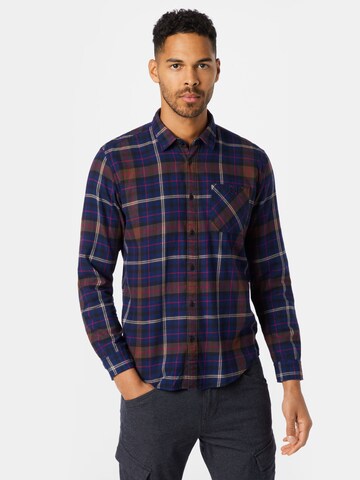 ESPRIT - Ajuste regular Camisa en azul: frente