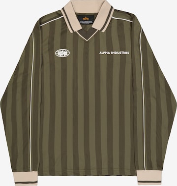 ALPHA INDUSTRIES Shirt in Green: front