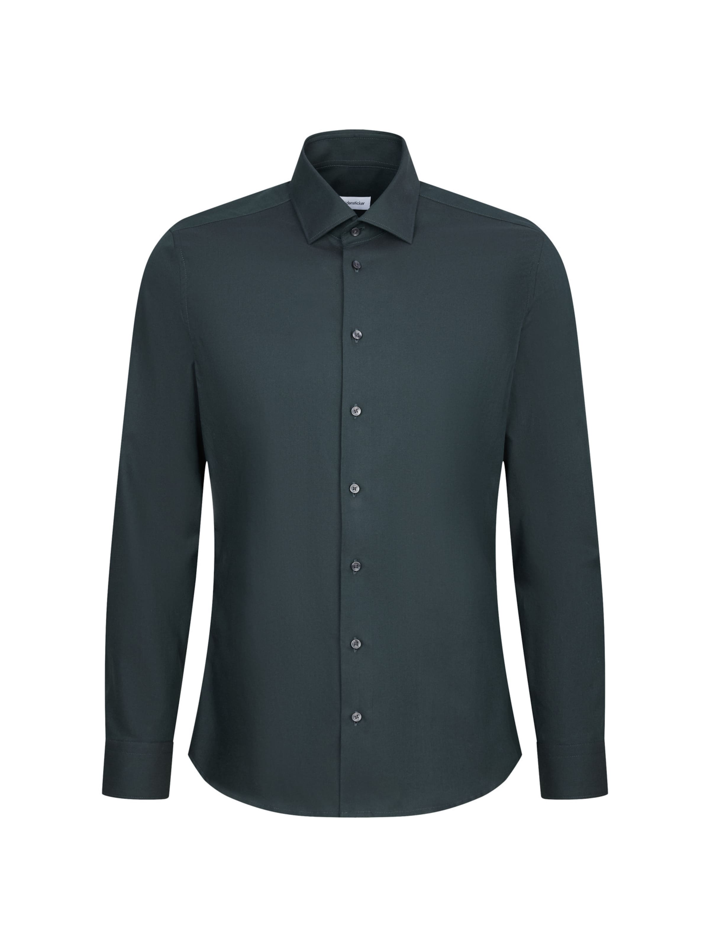 Chemise business 'Uni' SEIDENSTICKER en vert : devant