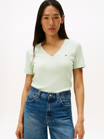 TOMMY HILFIGER T-Shirt in Grün: Vorderseite