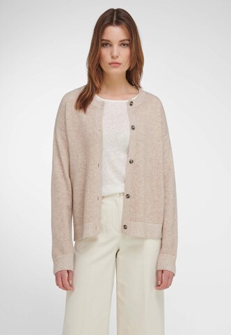 Cardigan Peter Hahn en beige : devant