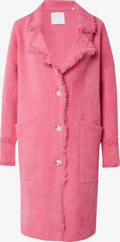 RINO & PELLE Knitted coat 'Catena' in Pink: front