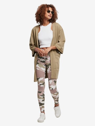 Urban Classics - Skinny Leggings em rosa