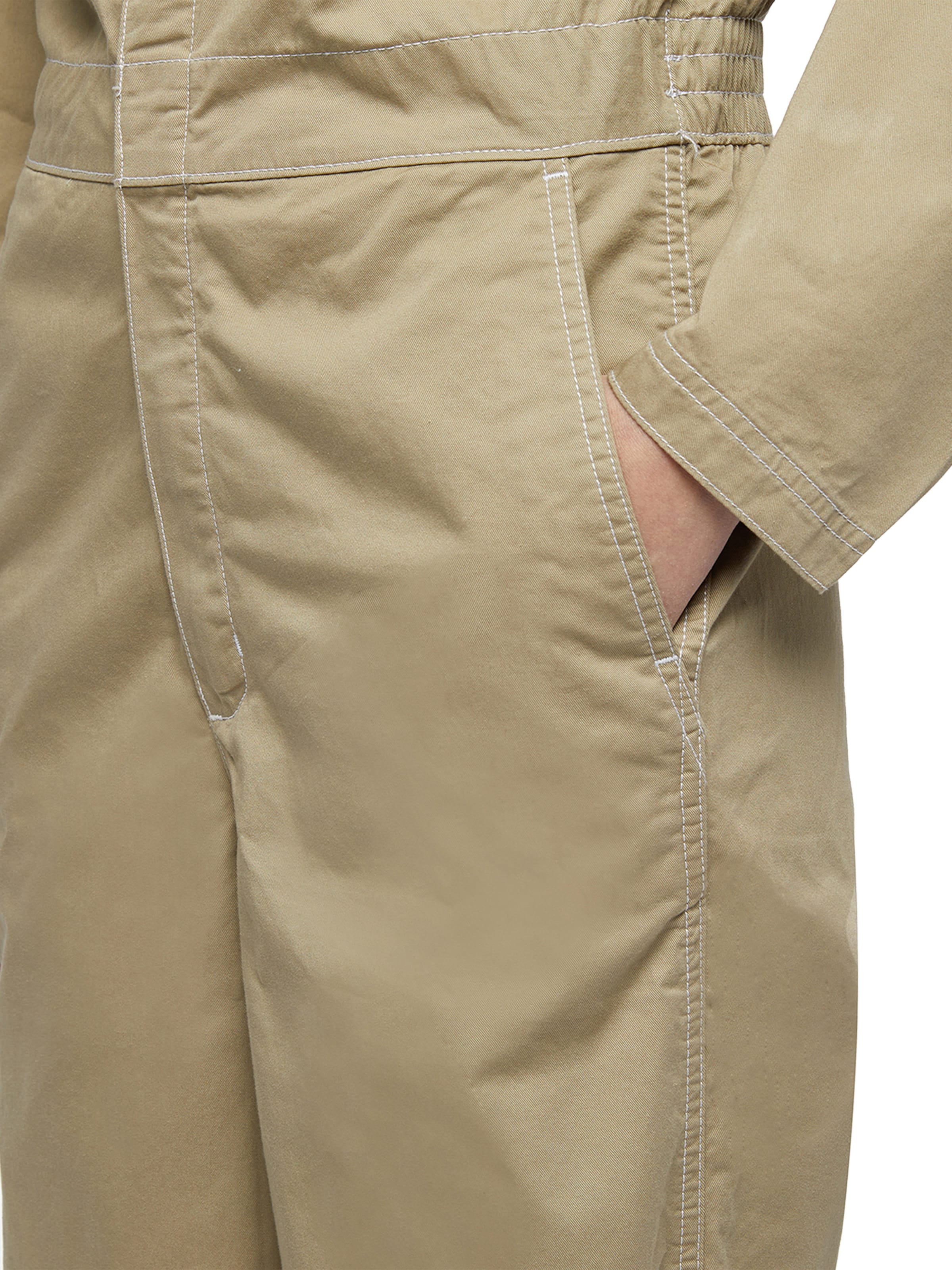 DICKIES Jumpsuit 'SUN PRARIE COVERALL W' in Beige