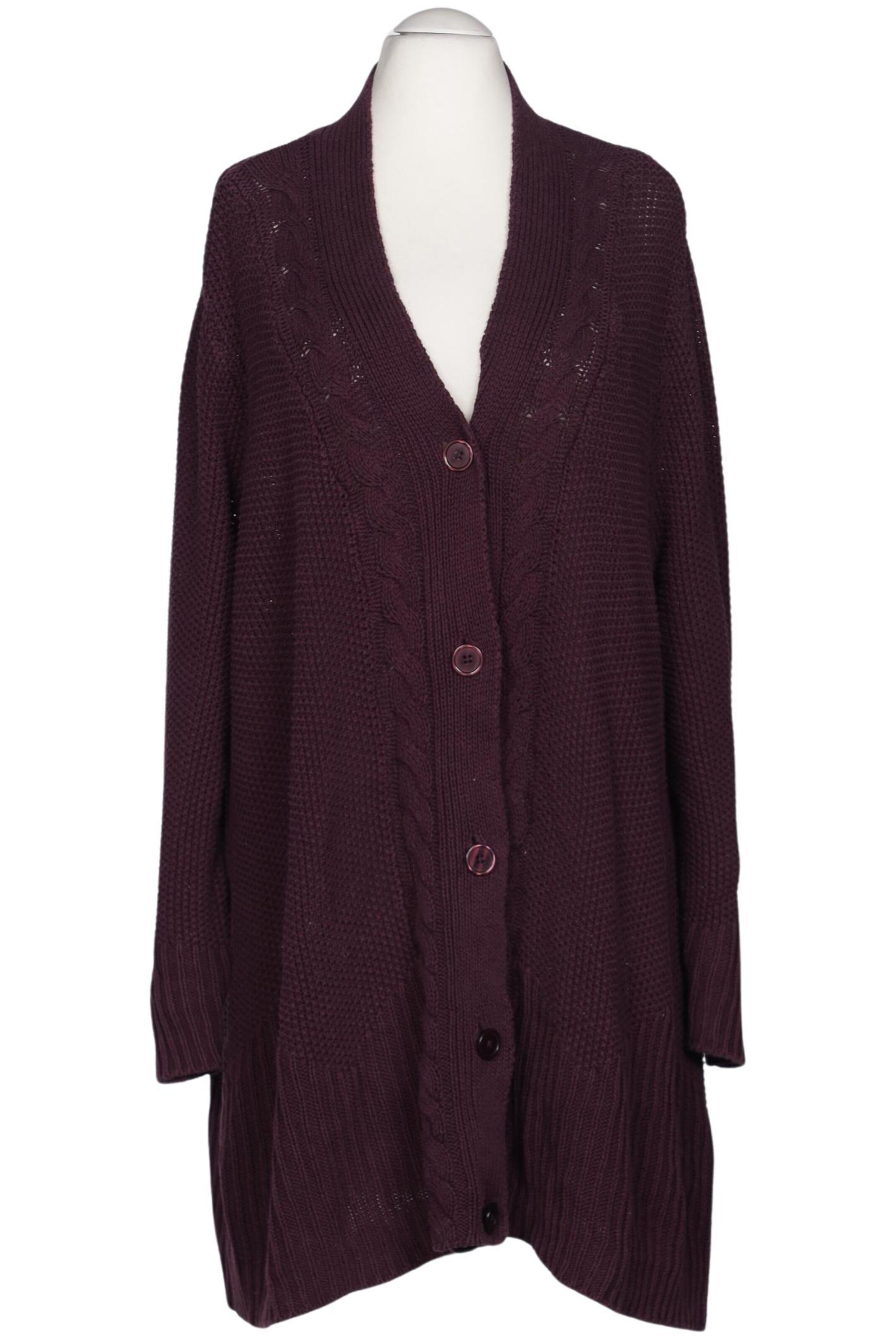 Ulla Popken Strickjacke 9XL in Lila: Vorderseite