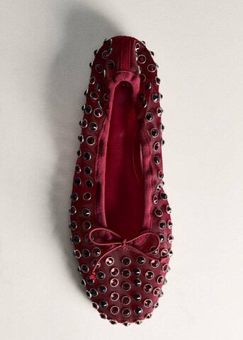 MANGO Ballet Flats 'Chati' in Red