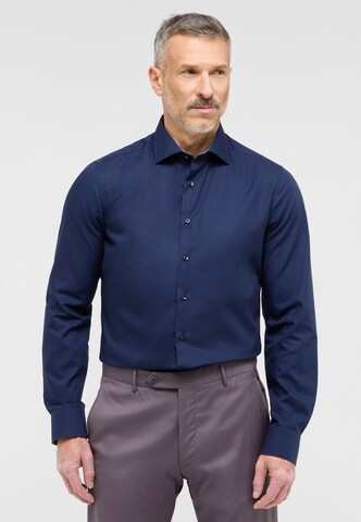 ETERNA Slim fit Business shirt in Blue: front