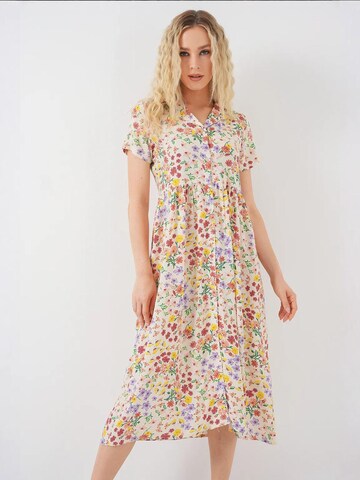 Bigdart Blousejurk in Wit: voorkant