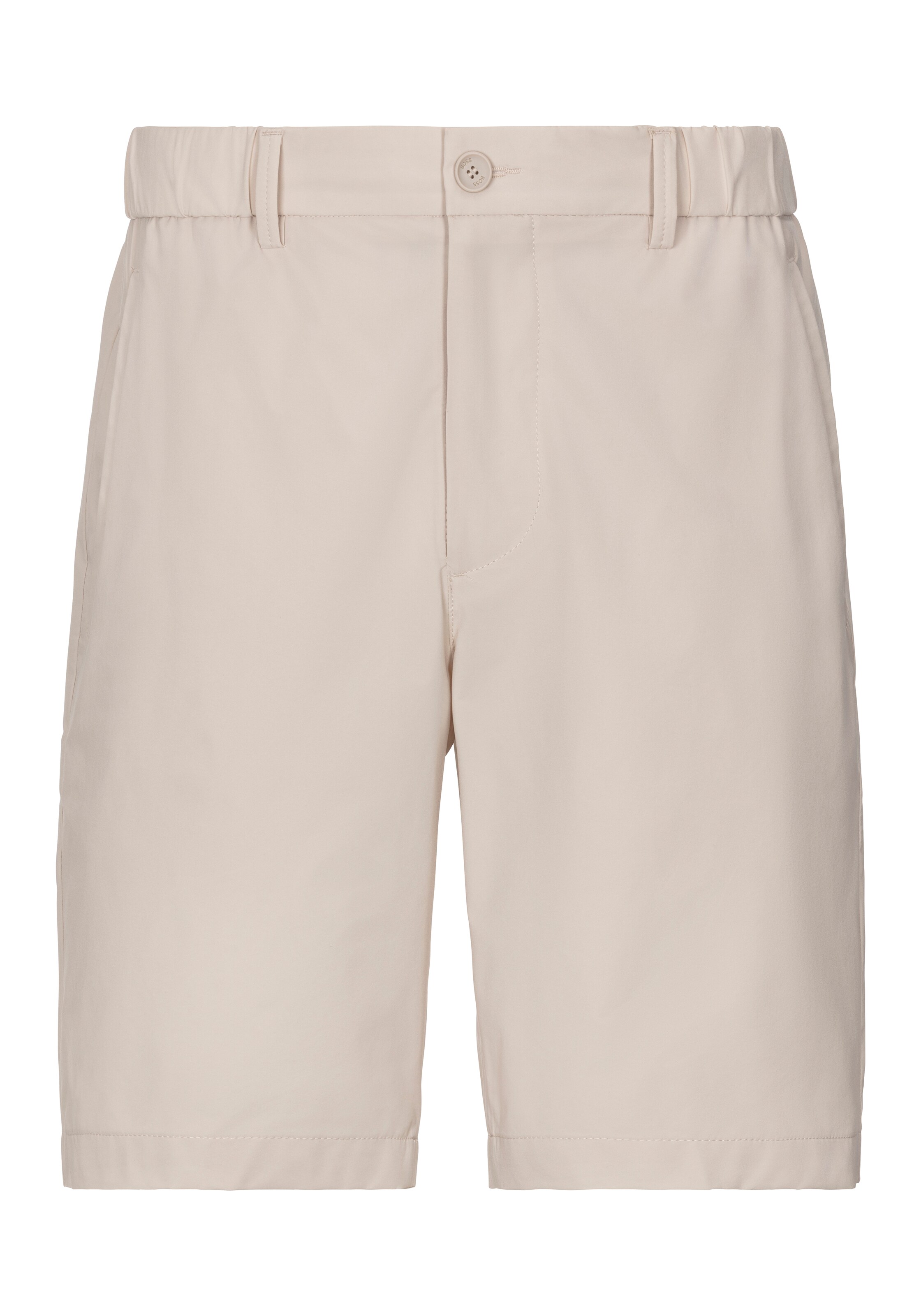 BOSS Slimfit Shorts in Beige: Vorderseite