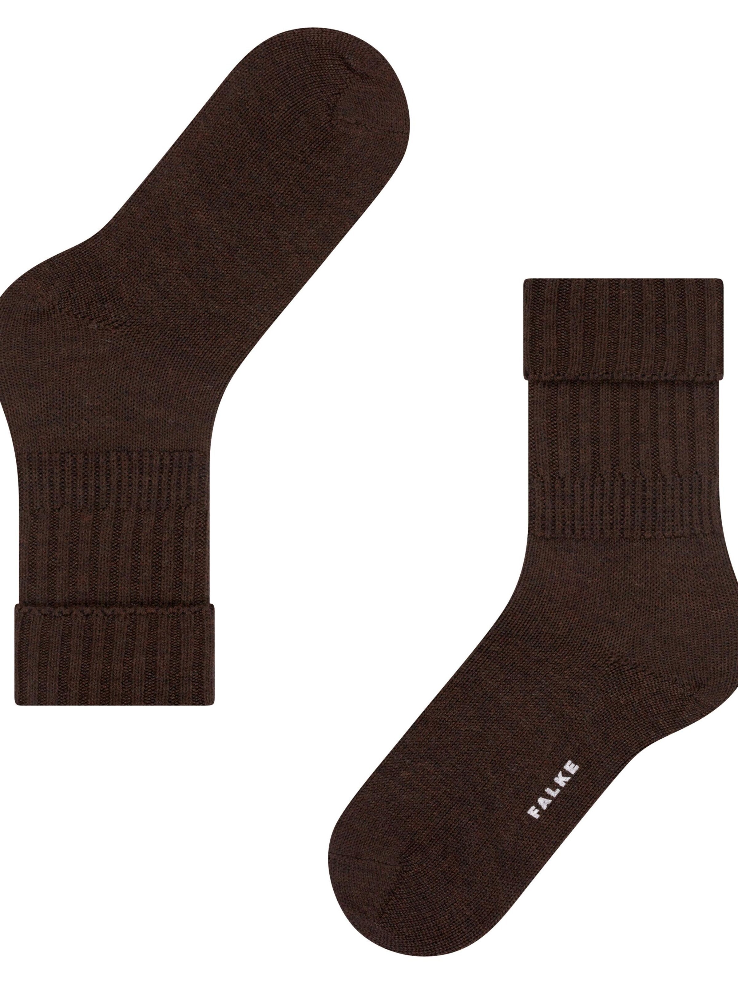 FALKE Socken 'Striggings Rib'‌‌‌‌‌‌‌‌‌ in Braun