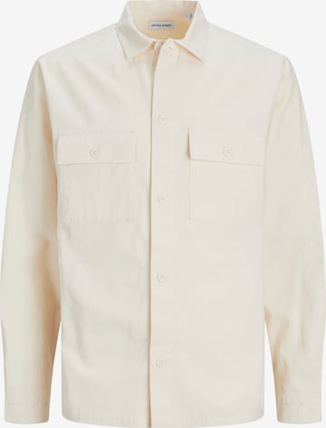 JACK & JONES Comfort Fit Skjorta 'Evenice' i beige: framsida