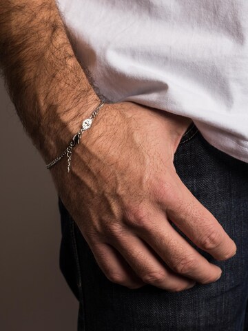 Akitsune Bracelet 'Via Cuban' in Silver