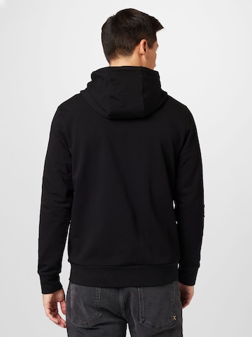 Hackett London - Sudadera con cremallera en negro