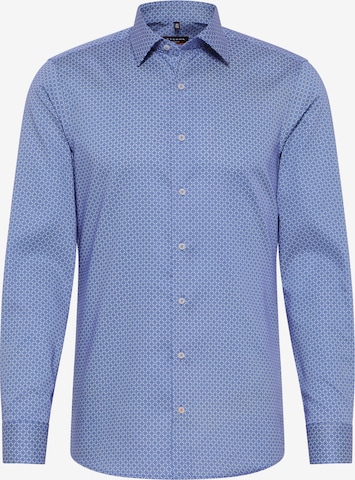 ETERNA Slim fit Button Up Shirt in Blue: front