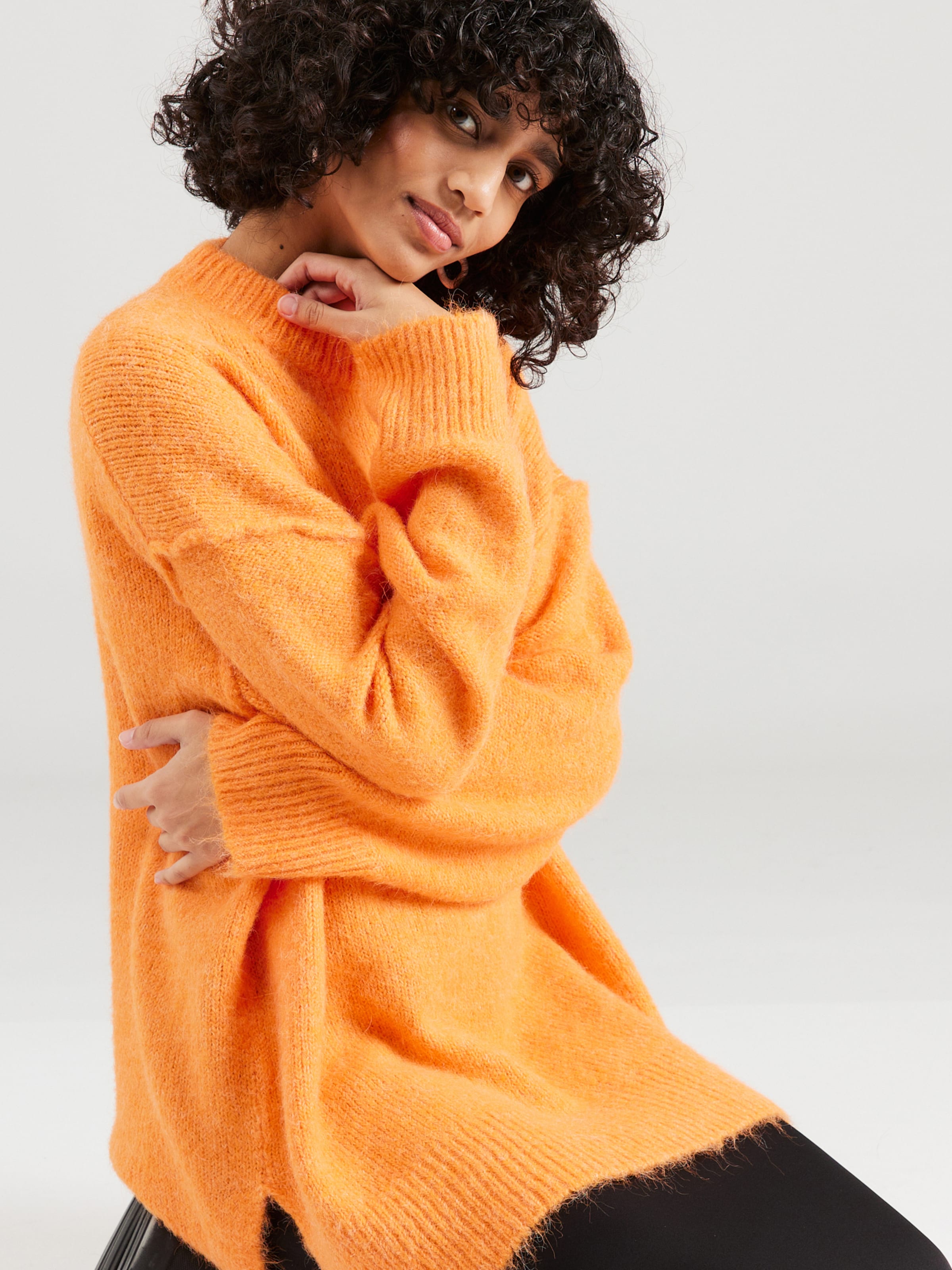 Topshop sale orange sweater