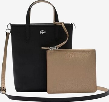 LACOSTE Schoudertas 'SHOPPING NF2991' in Zilver: voorkant