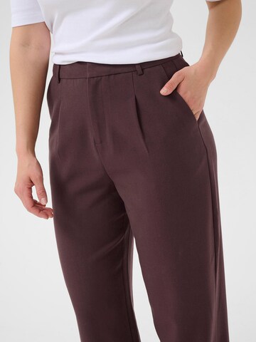 Effilé Pantalon à pince 'KAMerle' Kaffe en marron