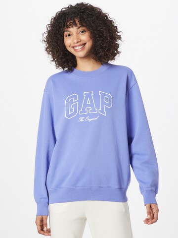 GAP Sweatshirt in Blau: predná strana