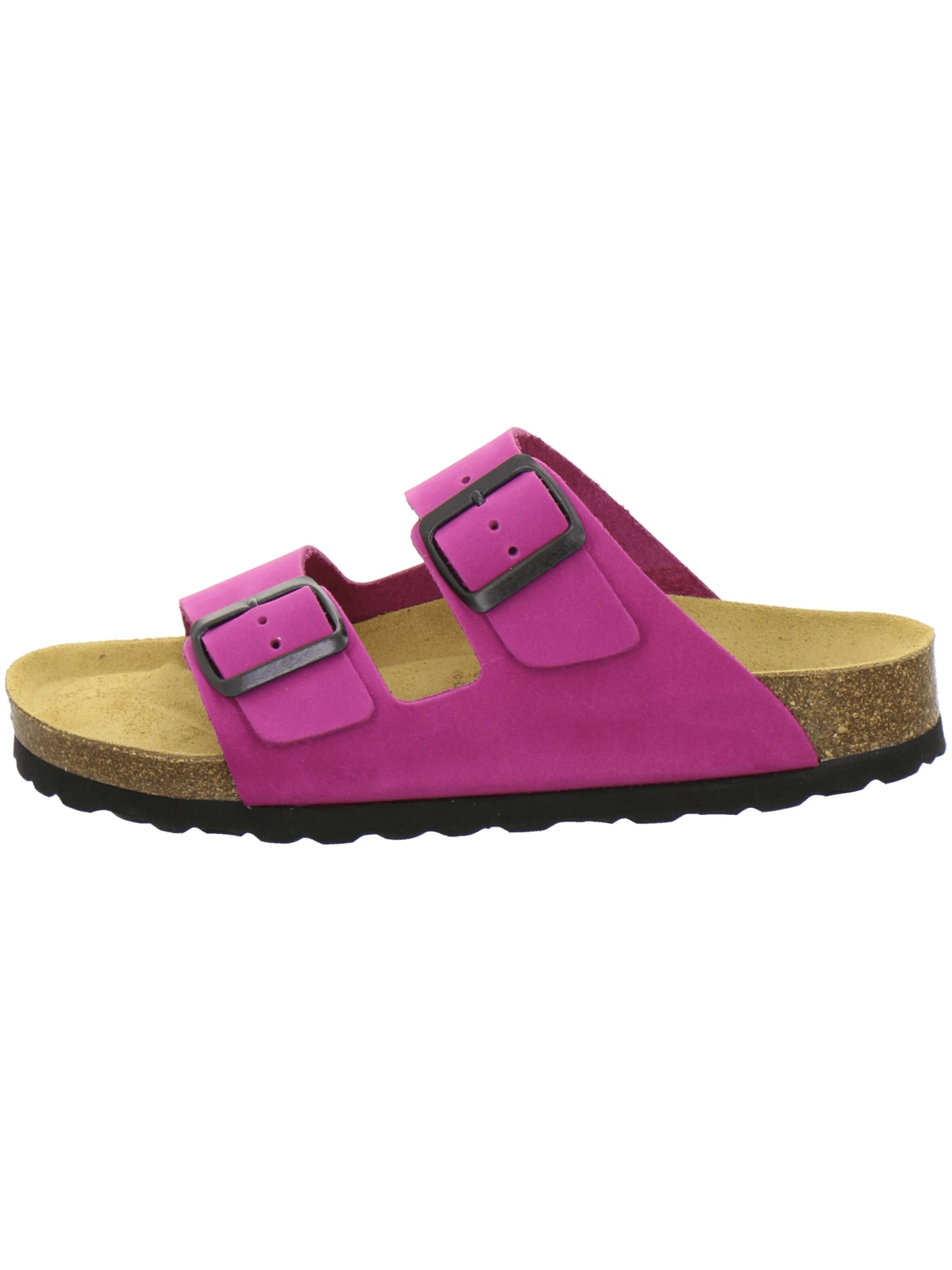 AFS-Schuhe - Zapatos abiertos 'Pantoletten Damen Zweischnaller pink' en rosa