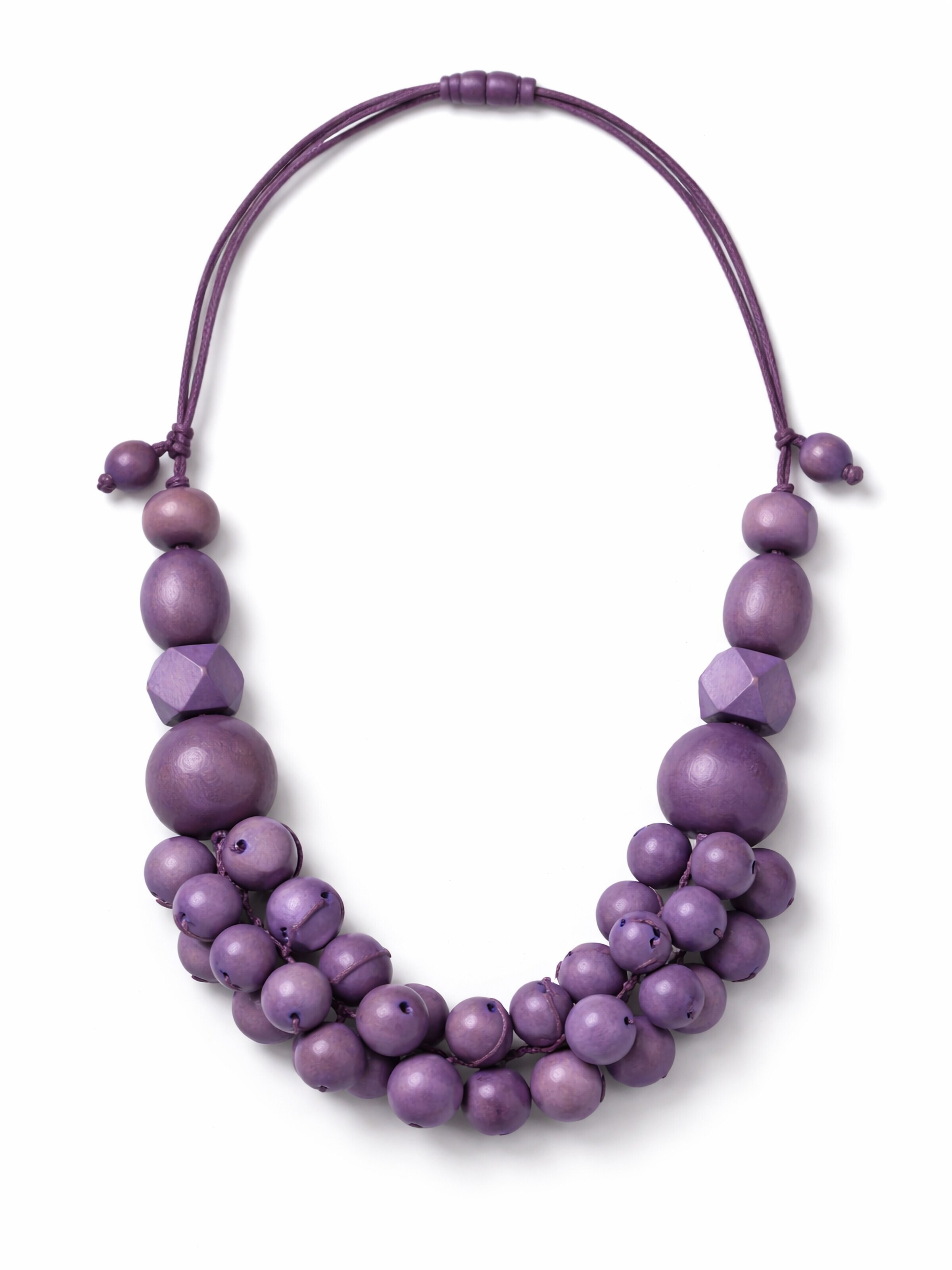 COLLEZIONE ALESSANDRO Necklace 'Bea' in Purple: front